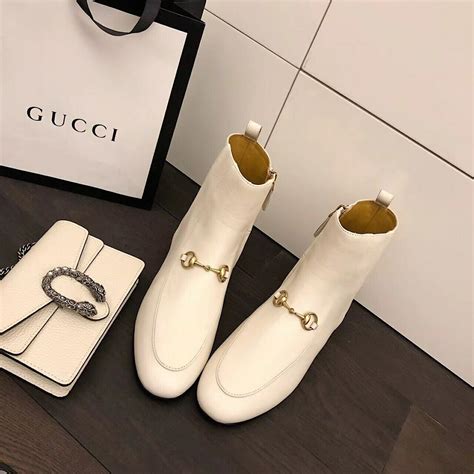 gucci jordaan leather ankle boots